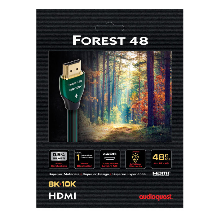AUDIOQUEST 8K HDMI CABLE - FOREST 48