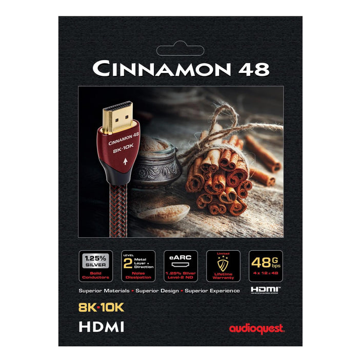 AUDIOQUEST 8K HDMI CABLE - CINNAMON 48