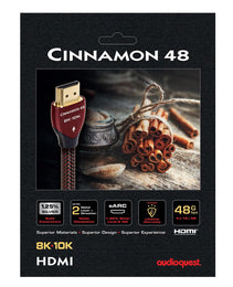 AUDIOQUEST 8K HDMI CABLE - CINNAMON 48
