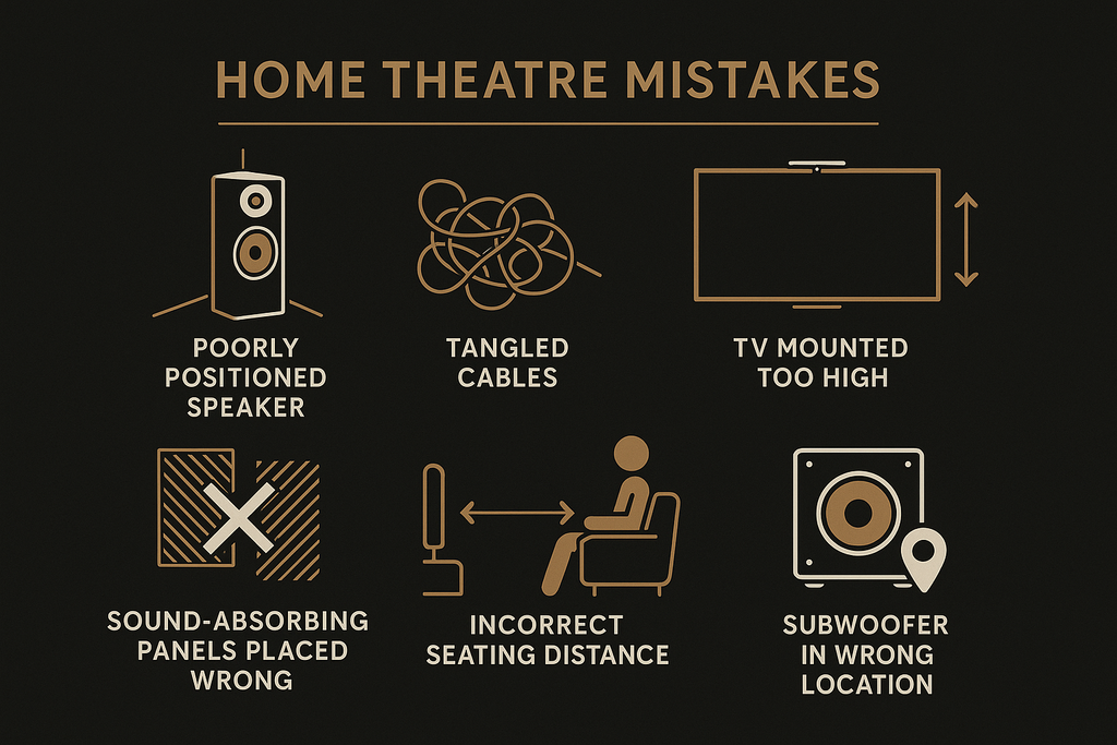 Home Theatre Mistakes People in NCR Commonly Make (And How to Avoid Them)