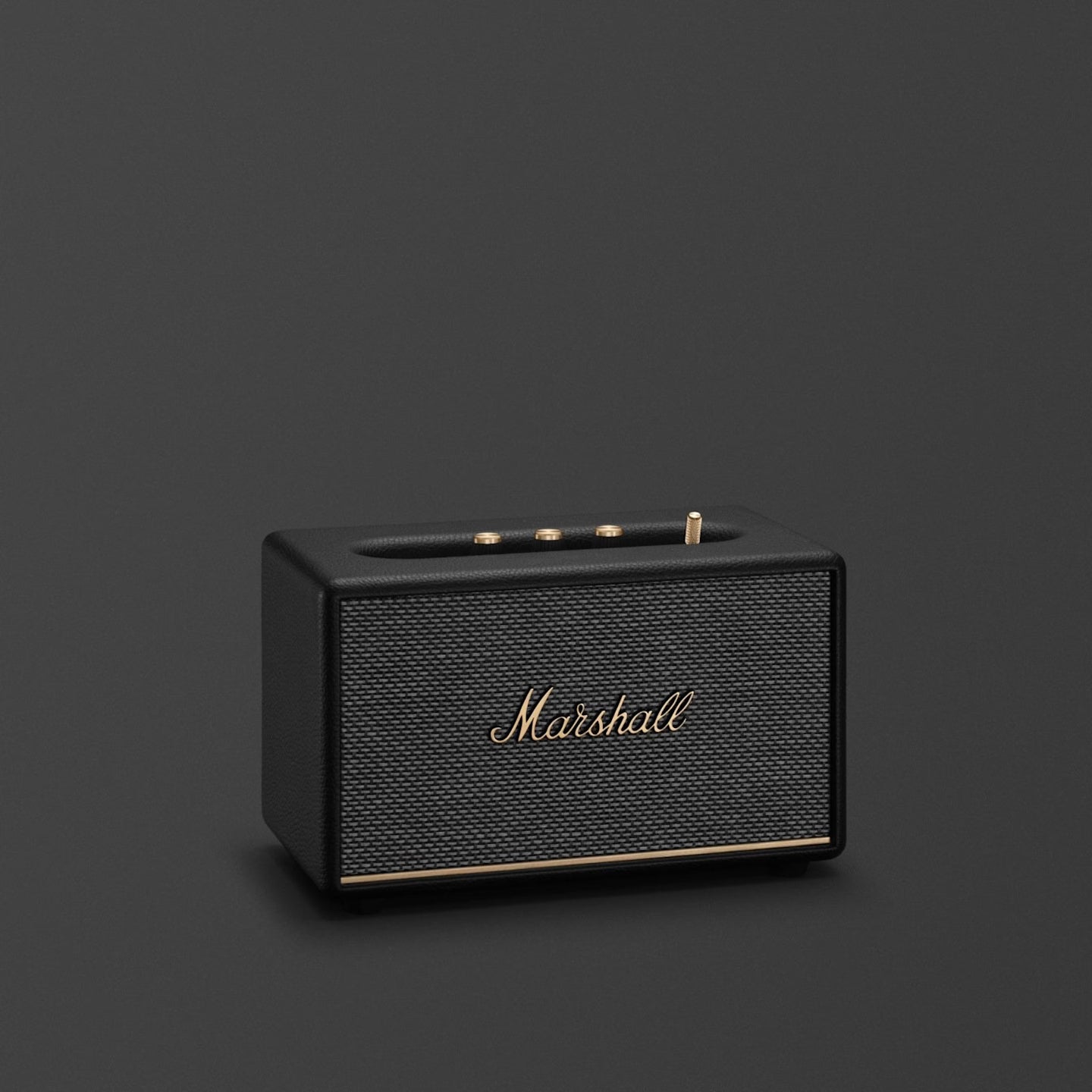 Black Marshall speaker 