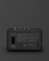 Back view of a Marshall amplifier