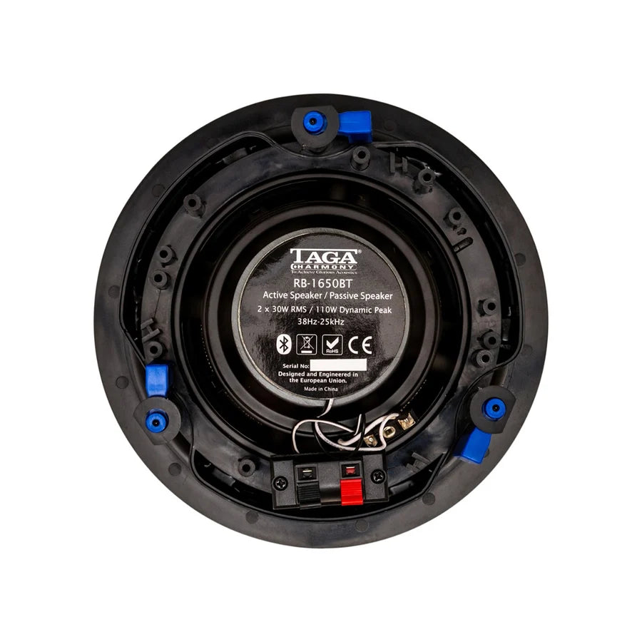Taga Harmony RB-1650BT In-Ceiling Active Speaker System With Bluetooth® (Pair)