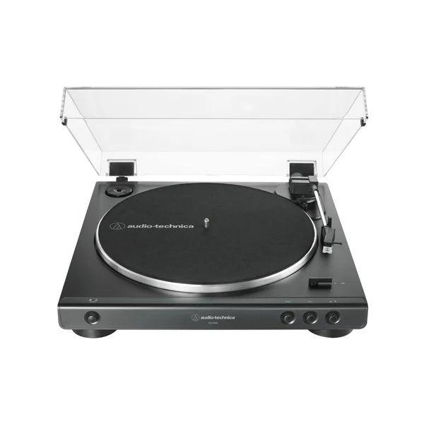 Audio Technica AT-LP60X Fully Automatic Belt-Drive Turntable and  Edifier R1280DBs Active Bluetooth Bookshelf Speakers(Package)