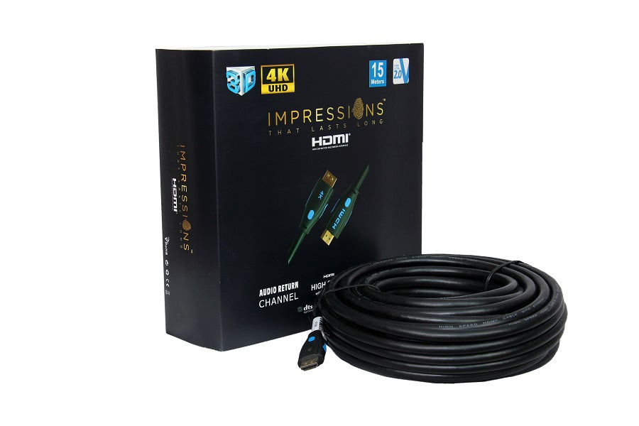 IMPRESSIONS HDMI CABLE 4K 15 METER 2.0 SUPPORT