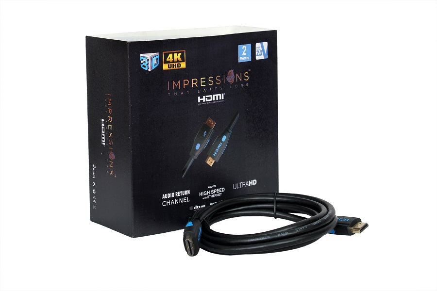 IMPRESSIONS  HDMI CABLE 4K 2 METER 2.0 SUPPORT