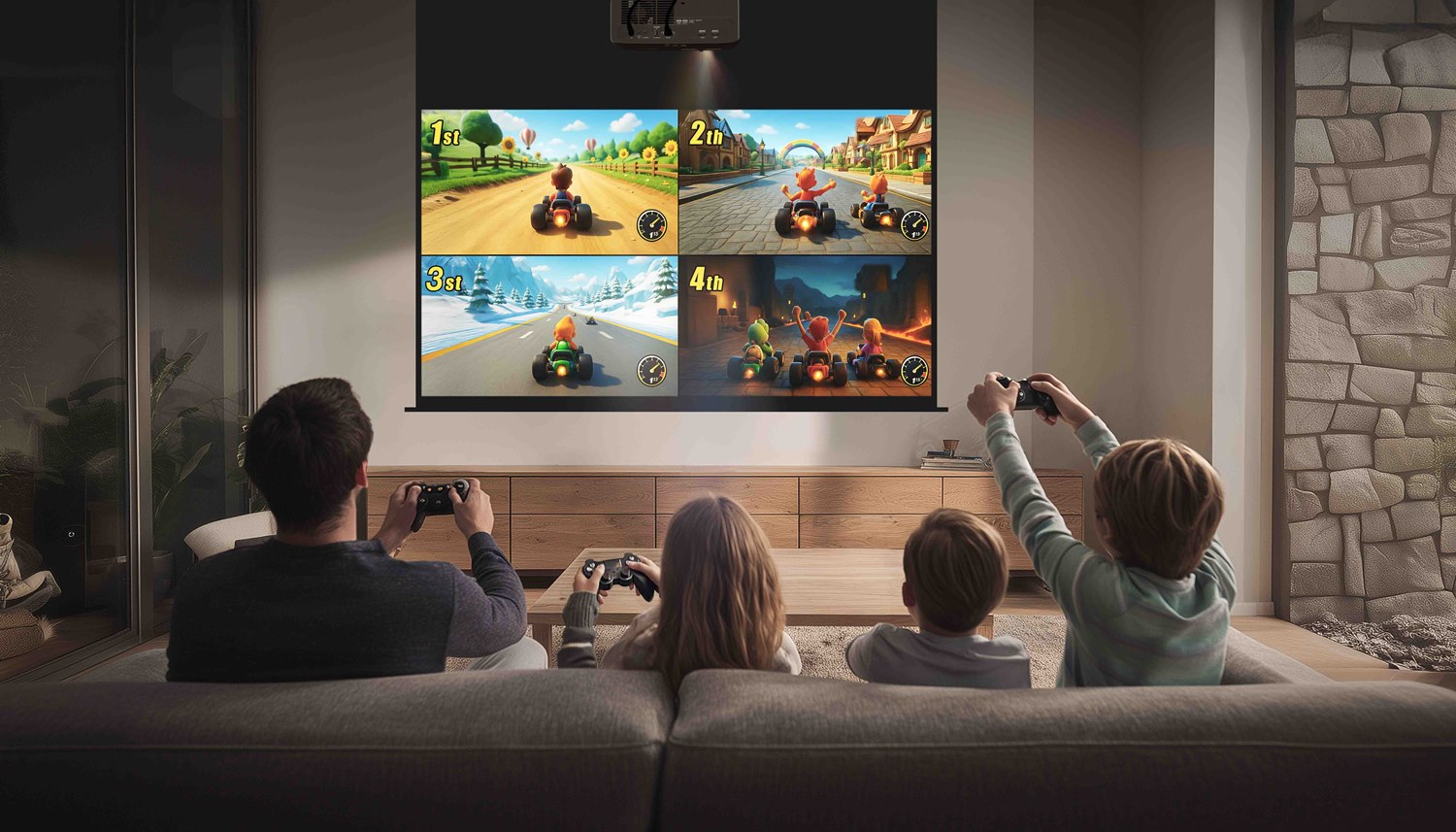 Optoma PK52  DLP Dual 4K Laser  Projector