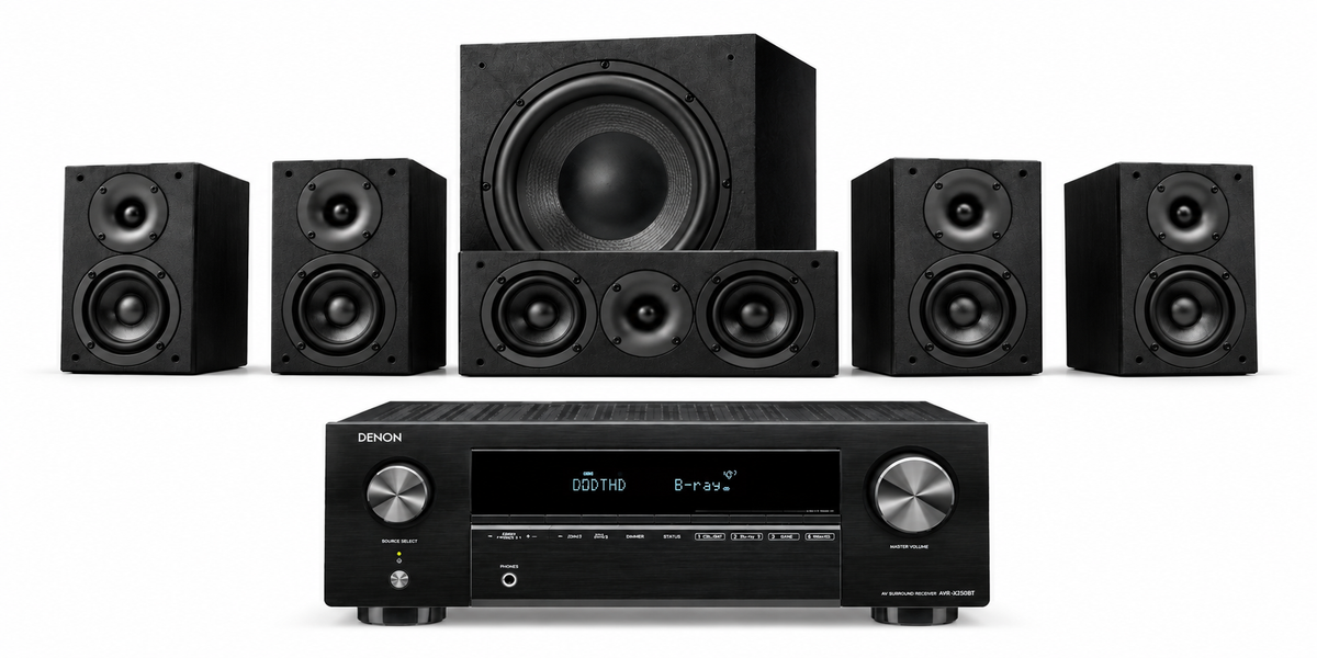Elac Cinema 12 With Denon AVR-X580BT Package