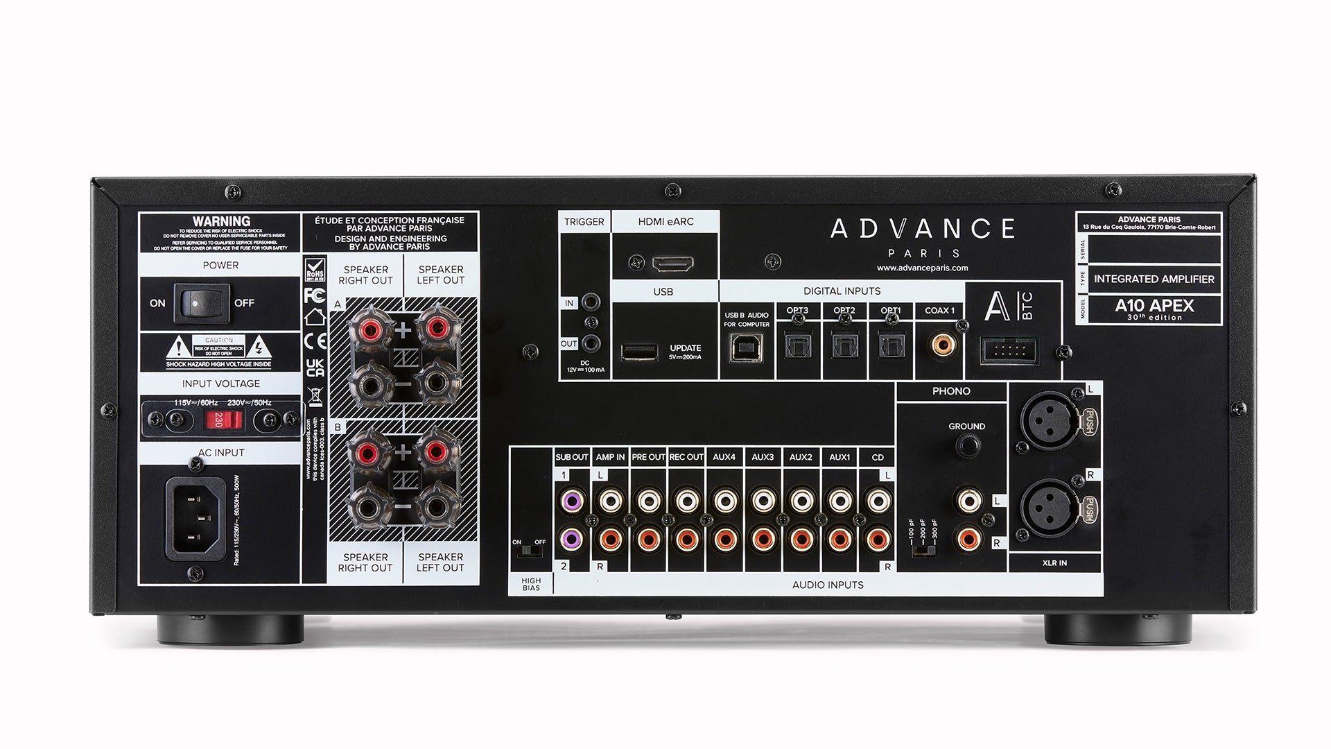 Advance Paris A10 APEX Integrated Amplifier