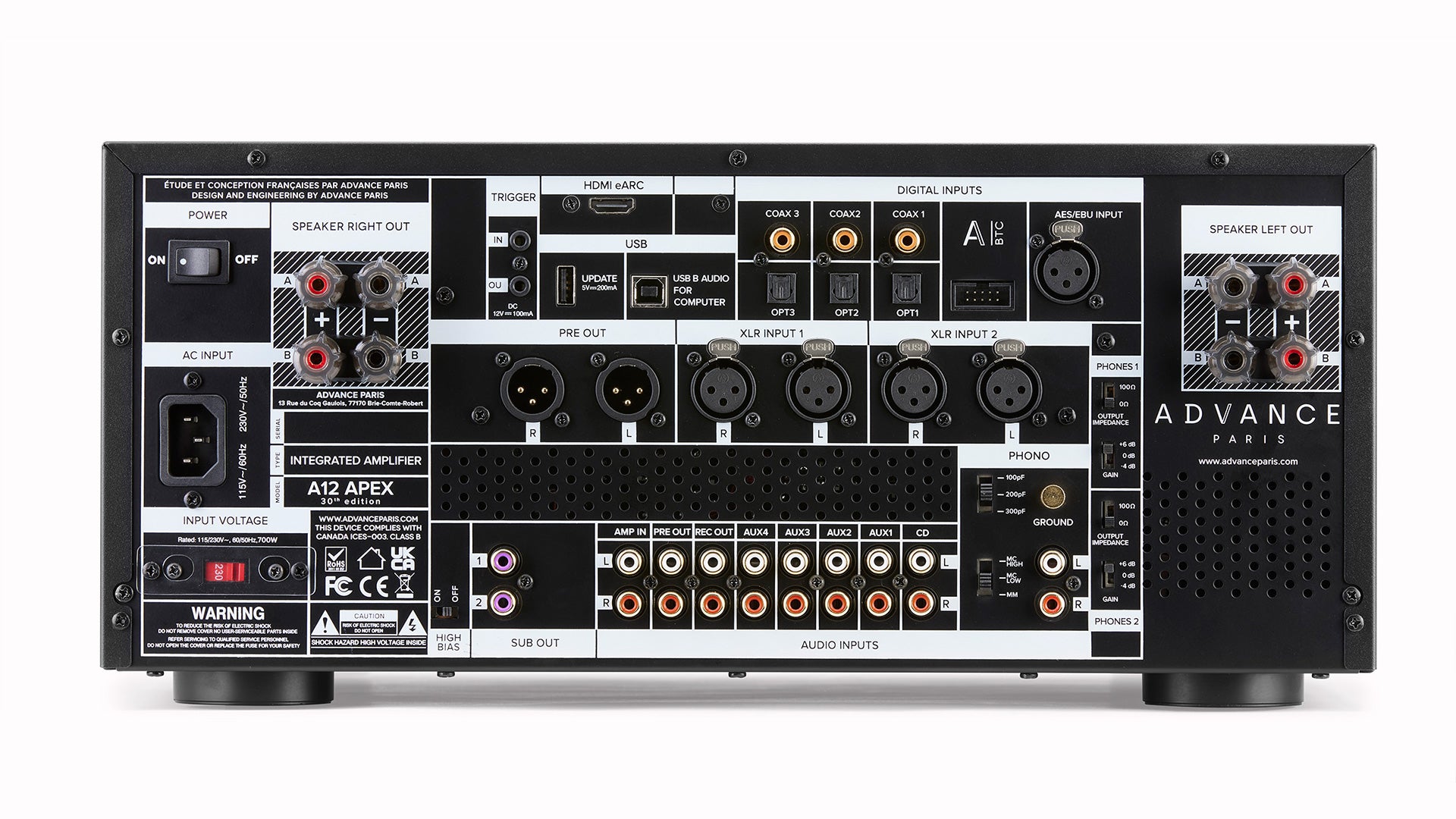 Advance Paris A12 APEX Integrated Amplifier