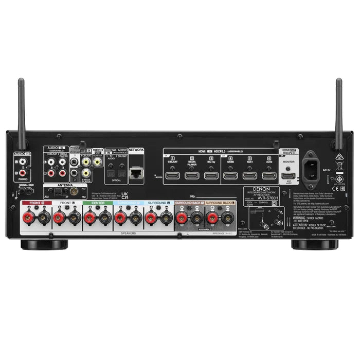 Denon AVR-S760H - 7.2 Channel 8K AV Receiver