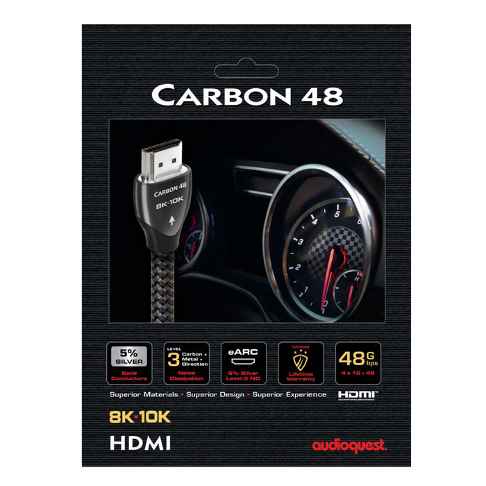 AUDIOQUEST 8K HDMI CABLE - CARBON 48