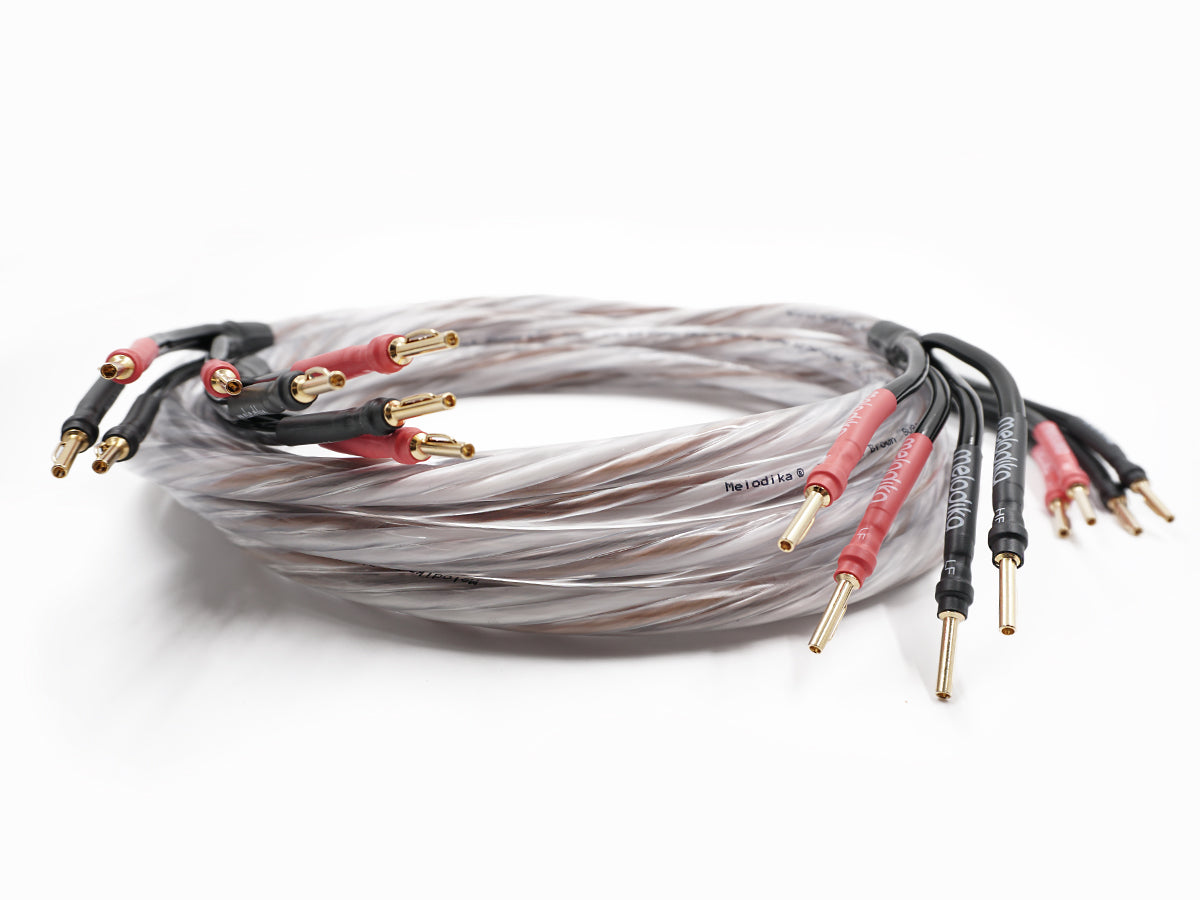 Melodika Brown Sugar BSBA22515 Bi-Amping Speaker Cable