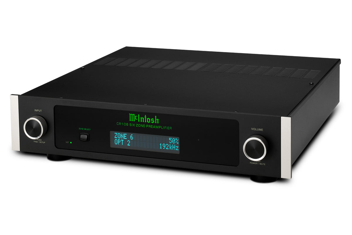 McIntosh CR106 (NEW) 2-Channel 6-Zone Preamplifier / Audio Matrix