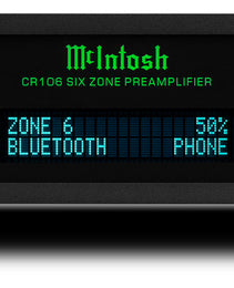 McIntosh CR106 (NEW) 2-Channel 6-Zone Preamplifier / Audio Matrix