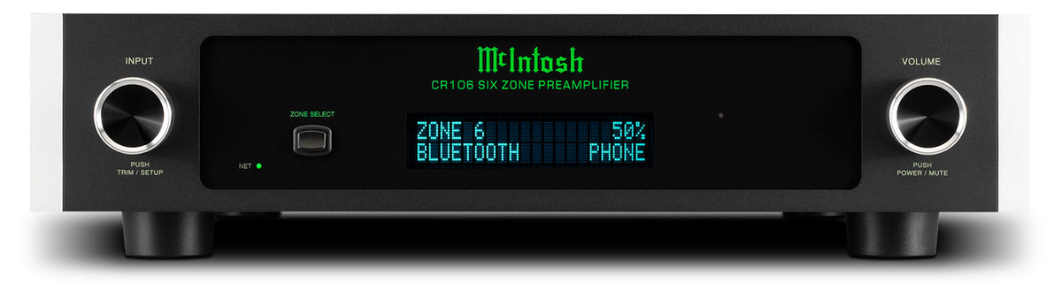 McIntosh CR106 (NEW) 2-Channel 6-Zone Preamplifier / Audio Matrix