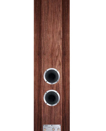 HECO FLOORSTANDING SPEAKERS CELAN REVOLUTION 9 WHITE SATIN/ ESPRESSO VENEER PAIR