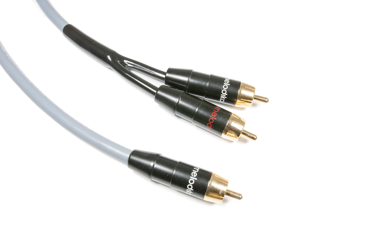 Melodika Purple MDSWY05 /MDSWY05G 1x RCA – 2 x RCA  Subwoofer Cable Y-Type
