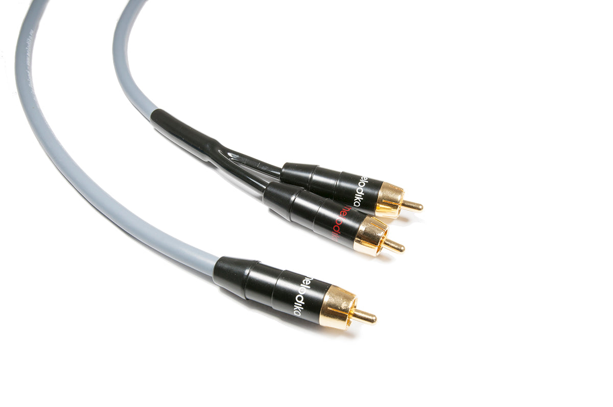 Melodika Purple MDSWY05 /MDSWY05G 1x RCA – 2 x RCA  Subwoofer Cable Y-Type