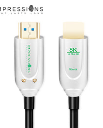 IMPRESSIONS  HDMI 2.1v OPTICAL FIBER CABLE [ 8K ] 25 METER