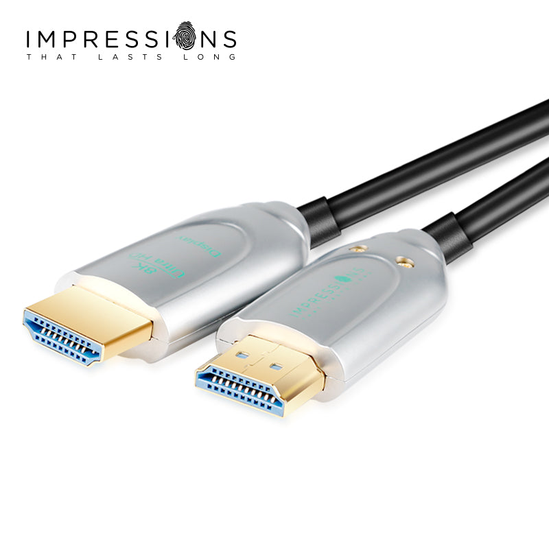 IMPRESSIONS  HDMI 2.1v OPTICAL FIBER CABLE [ 8K ] 15 METER
