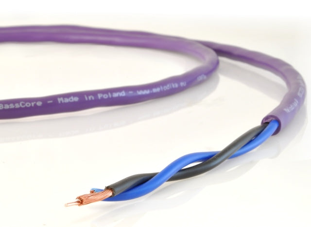 Melodika Purple MDSC1515 Speaker Cable OFC 4N 2 x 1.5 mm2 -Banana Plug/Spade Plug