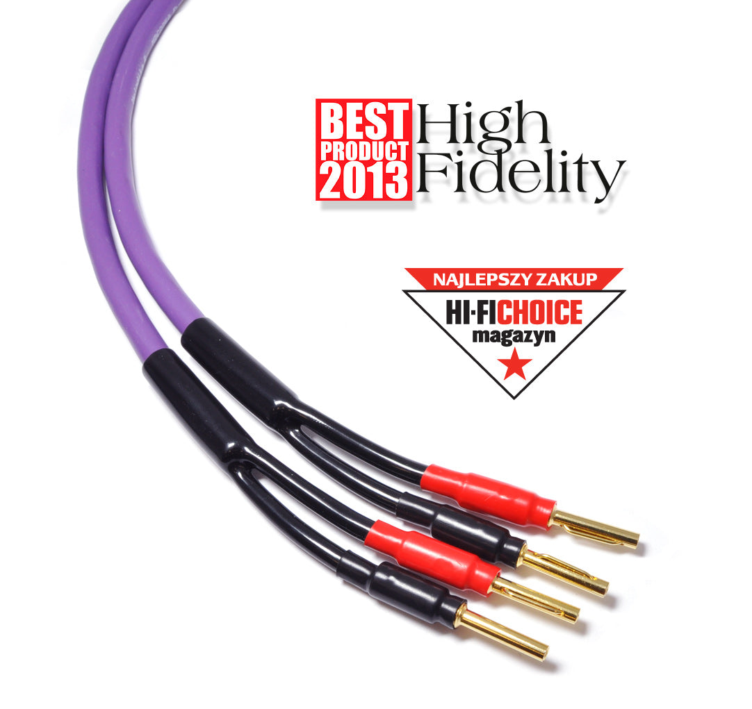 Melodika Purple MDSC1515 Speaker Cable OFC 4N 2 x 1.5 mm2 -Banana Plug/Spade Plug
