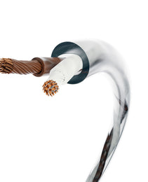 Melodika Brown Sugar Cross-section of a cable showing copper conductor and insulation on a white background