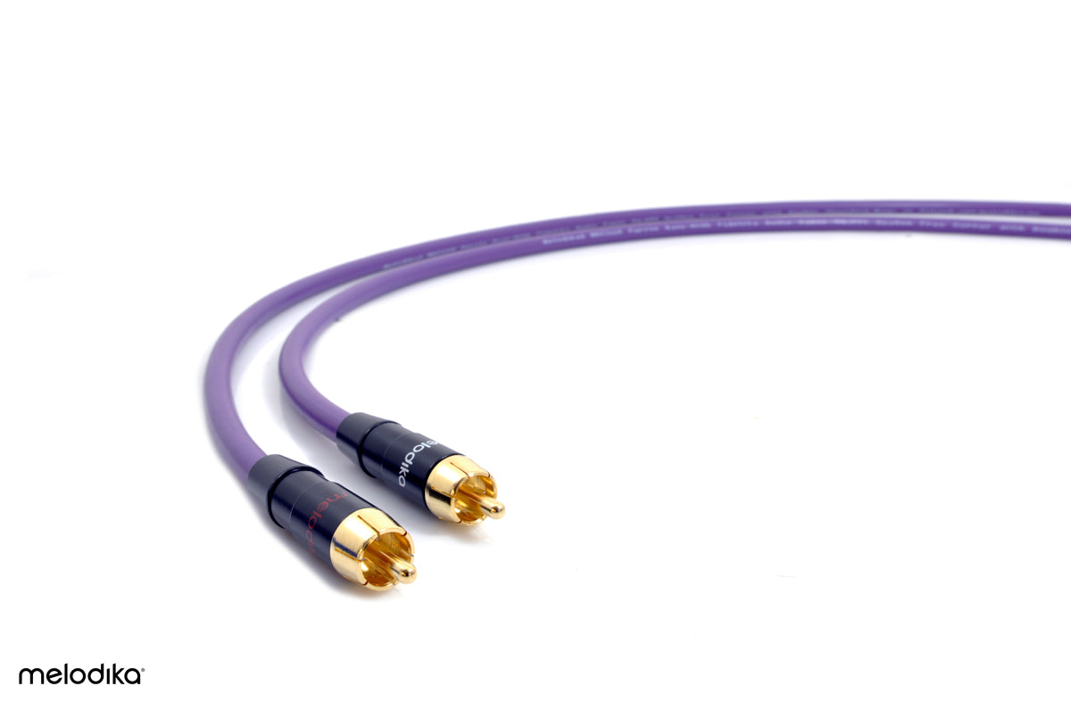 Melodika Purple MD2R05 2 x RCA – 2 x RCA Cables
