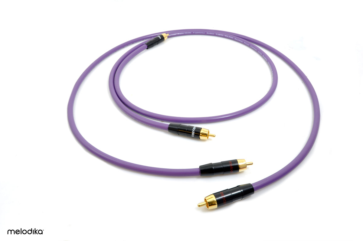 Melodika Purple MD2R05 2 x RCA – 2 x RCA Cables