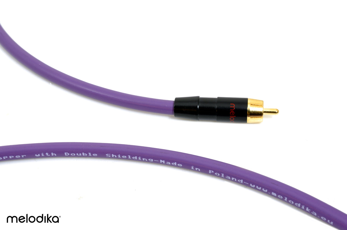 Melodika Purple MD2R05 2 x RCA – 2 x RCA Cables
