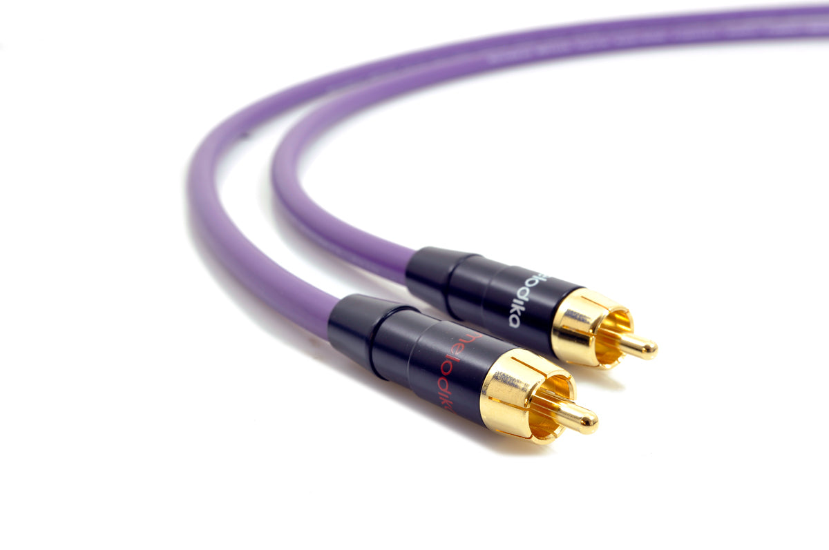Melodika Purple MD2R05 2 x RCA – 2 x RCA Cables