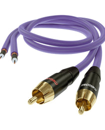 Melodika Purple MD2R05 2 x RCA – 2 x RCA Cables