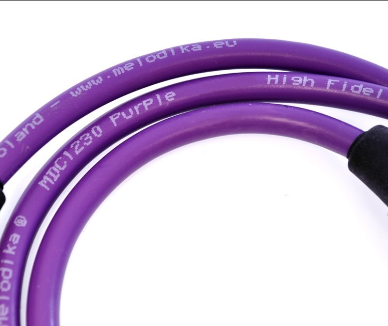 Melodika Purple Md2x05 2 X Xlr – 2 X Xlr Cables Plug-Socket