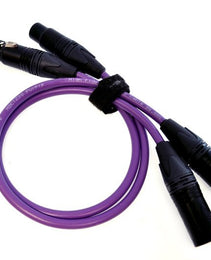 Melodika Purple Md2x05 2 X Xlr – 2 X Xlr Cables Plug-Socket