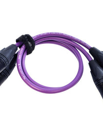 Melodika Purple Md2x05 2 X Xlr – 2 X Xlr Cables Plug-Socket
