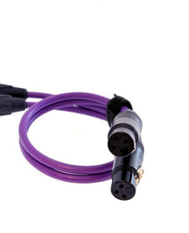 Melodika Purple Md2x05 2 X Xlr – 2 X Xlr Cables Plug-Socket