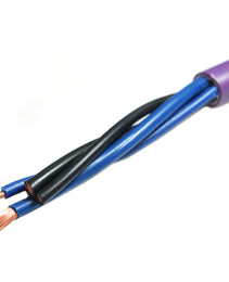 Melodika Purple MDBA41515 BI-Amp Speaker Cable OFC 4N 2 x 1.5 mm2 + 2 x 4 mm2 Banana Plug/Spade Plug