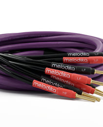Melodika Purple MDBA41515 BI-Amp Speaker Cable OFC 4N 2 x 1.5 mm2 + 2 x 4 mm2 Banana Plug/Spade Plug