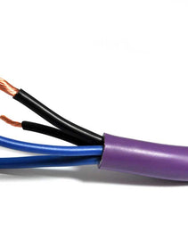 Melodika Purple MDBW41515 BI- Wire Speaker Cable OFC 4N 2 x 1.5 mm2 + 2 x 4 mm2 Banana Plug/Spade Plug