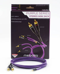 Melodika Purple MDMJ2R05 stereo jack cable
