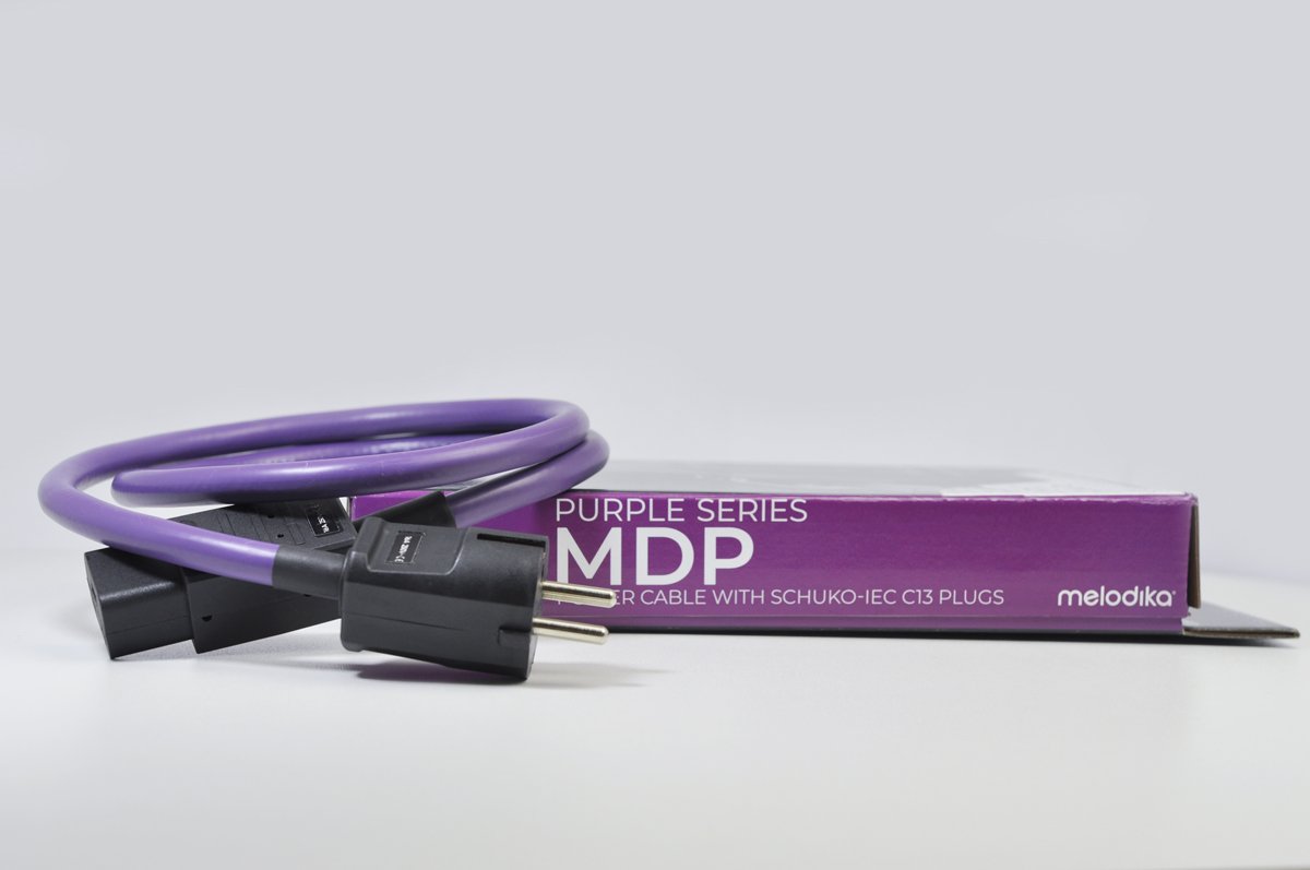 Melodika  Purple MDP16A05 Schuko Power Cable