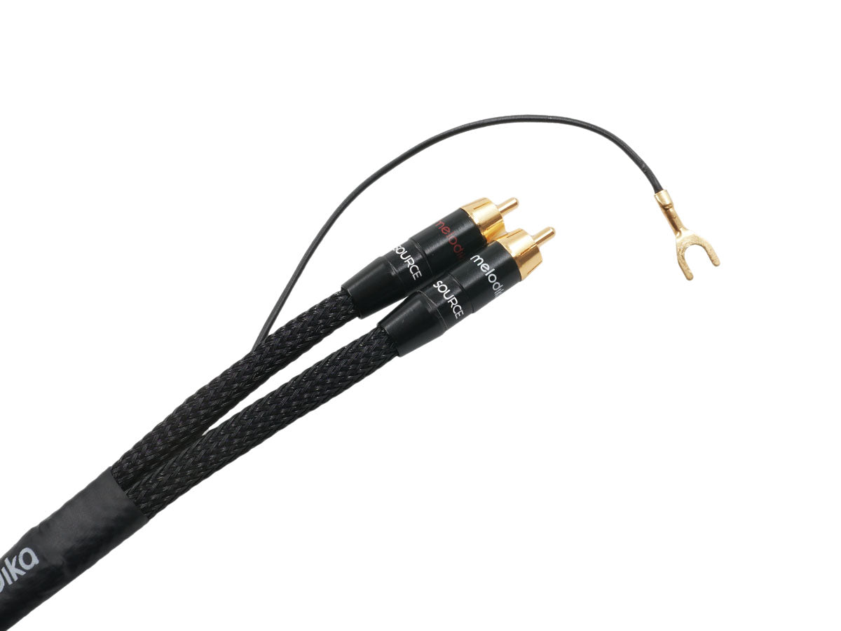 Melodika Purple MDPHD05 2xRCA  Phono Cable With a Grounding Wire