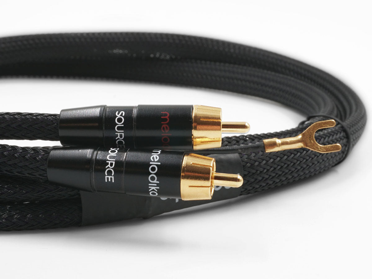 Melodika Purple MDPHD05 2xRCA  Phono Cable With a Grounding Wire