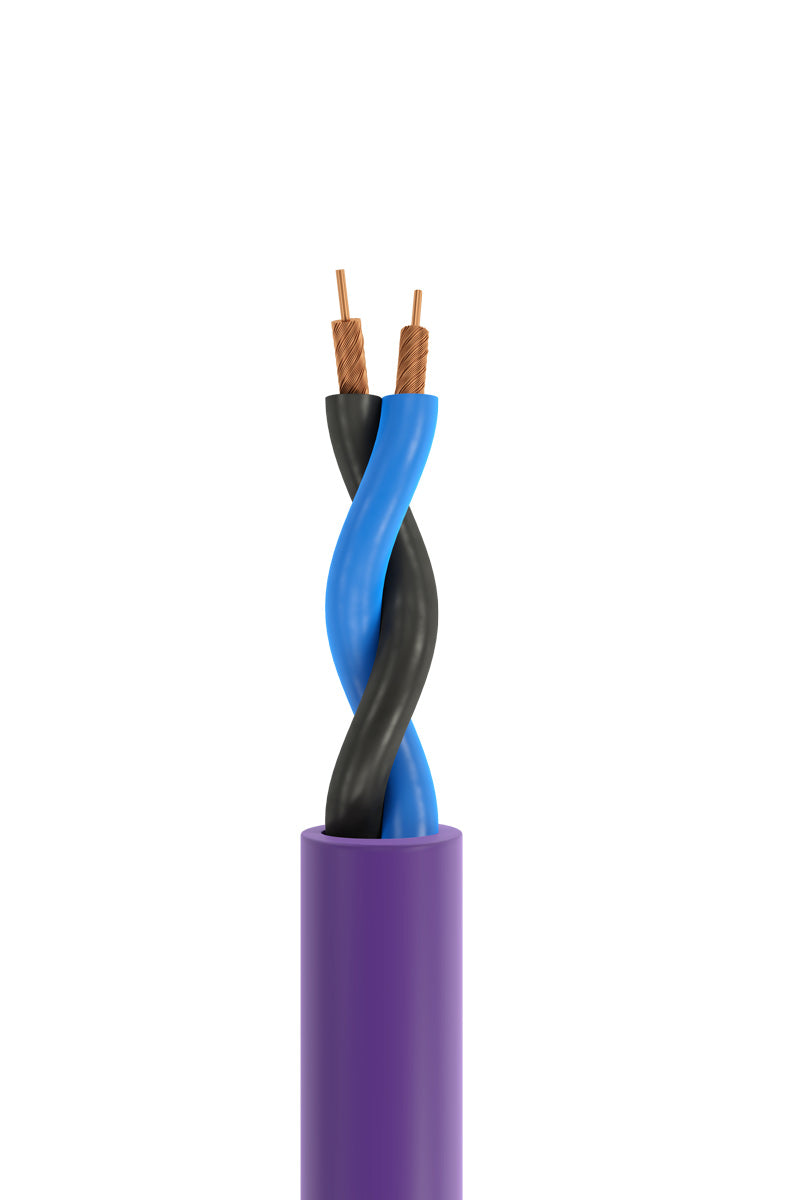 Melodika Purple MDSC1515 Speaker Cable OFC 4N 2 x 1.5 mm2 -Banana Plug/Spade Plug