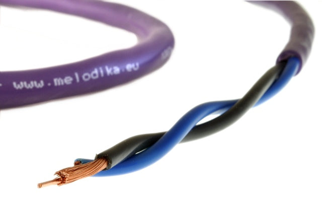Melodika Purple MDSC2515  Speaker Cable OFC 4N 2 x 2.5 mm2- Banana Plug