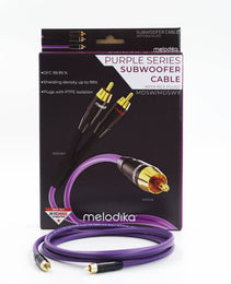 Melodika Purple MDSW05 / MDSW05G Subwoofer cable