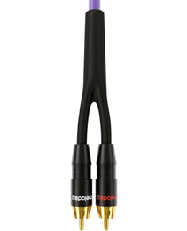 Melodika Purple MDSWY05 /MDSWY05G 1x RCA – 2 x RCA  Subwoofer Cable Y-Type
