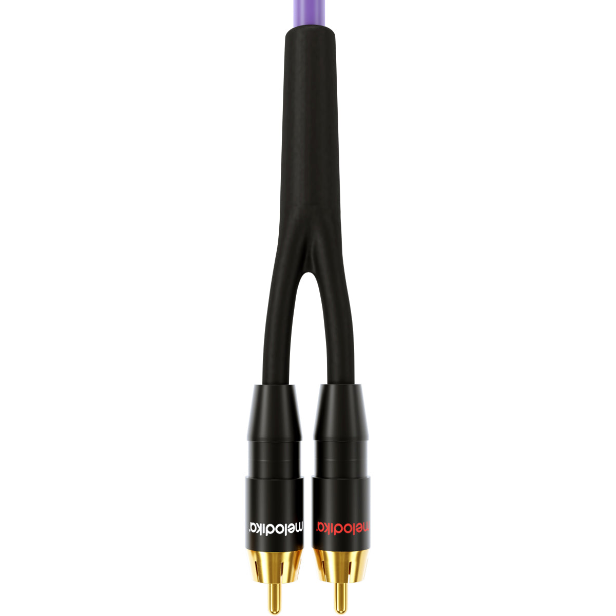 Melodika Purple MDSWY05 /MDSWY05G 1x RCA – 2 x RCA  Subwoofer Cable Y-Type