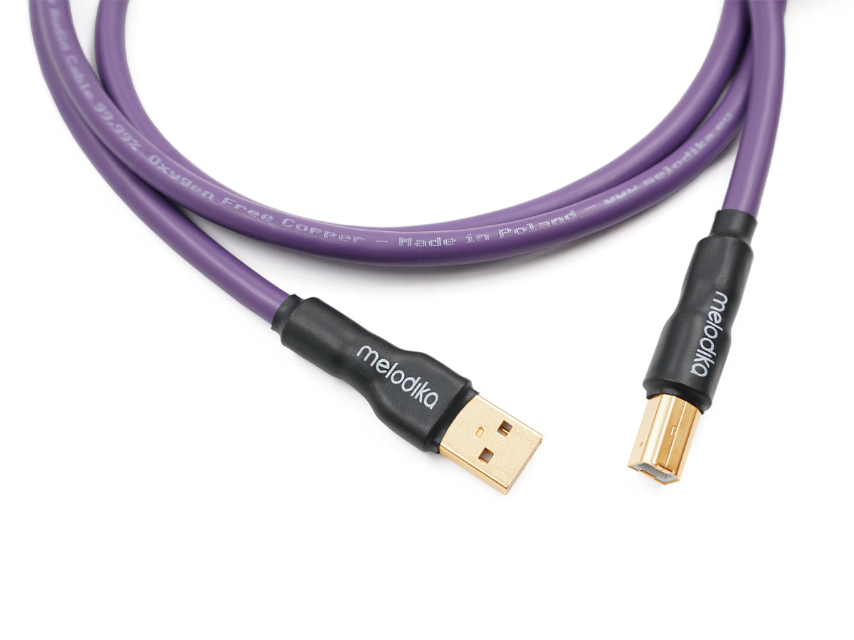 Melodika Purple MDUAB05 USB 2.0 cable type A/B, lenght 0,5m